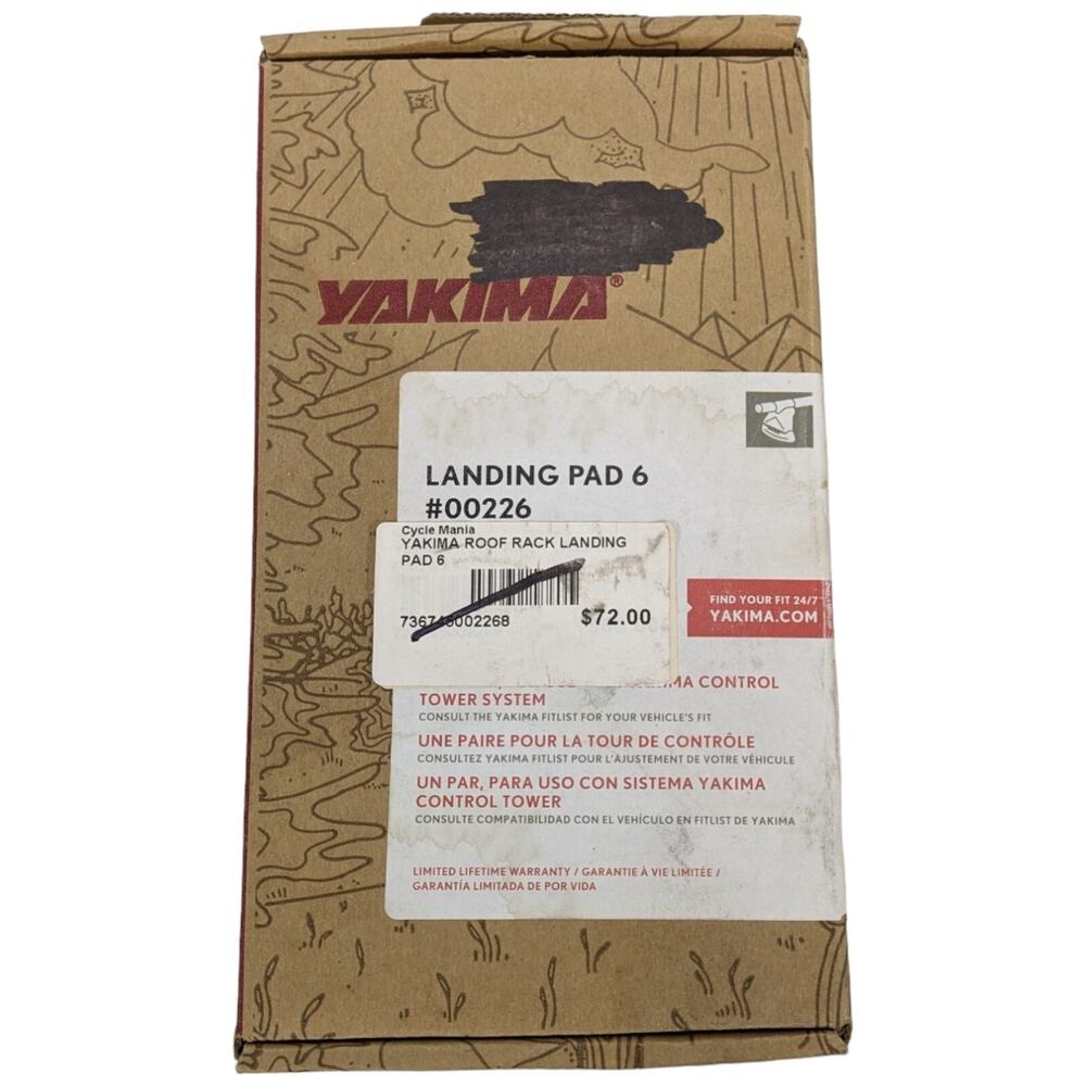 Genuine YAKIMA Landing Pad 6 for Control Tower System (Pair) 00226